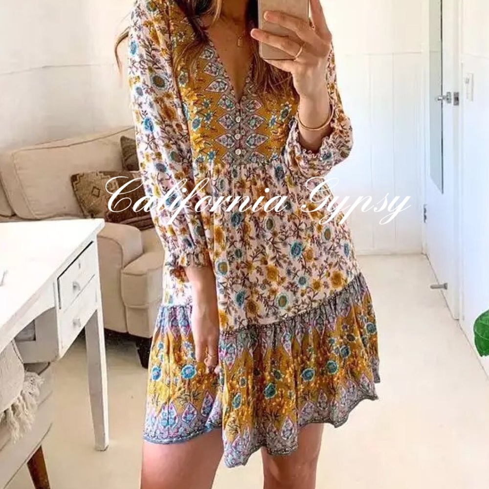 LAST ONE🎉Floral Shift Mini Dress - Picture 8 of 16